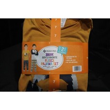 Members Mark Pajamas  Member's Mark Boys' 4 Piece Fleece PJ Set- Woodland Nwt 