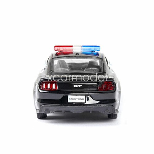 Ford Mustang GT Polizeiauto Spielzeug Maßstab 1:36 Diecast Pull Back Spielzeugauto Jungen Spielzeug - Bild 15 von 24