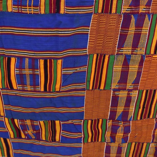 Kente Panno Donna Ghana 80x39 Pollici - Foto 7 di 8
