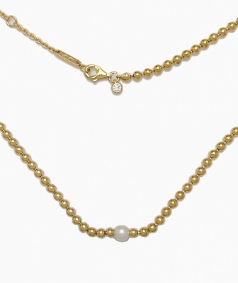 New 100% PANDORA Freshwater Cultured Pearl & Beads Collier Necklace ...