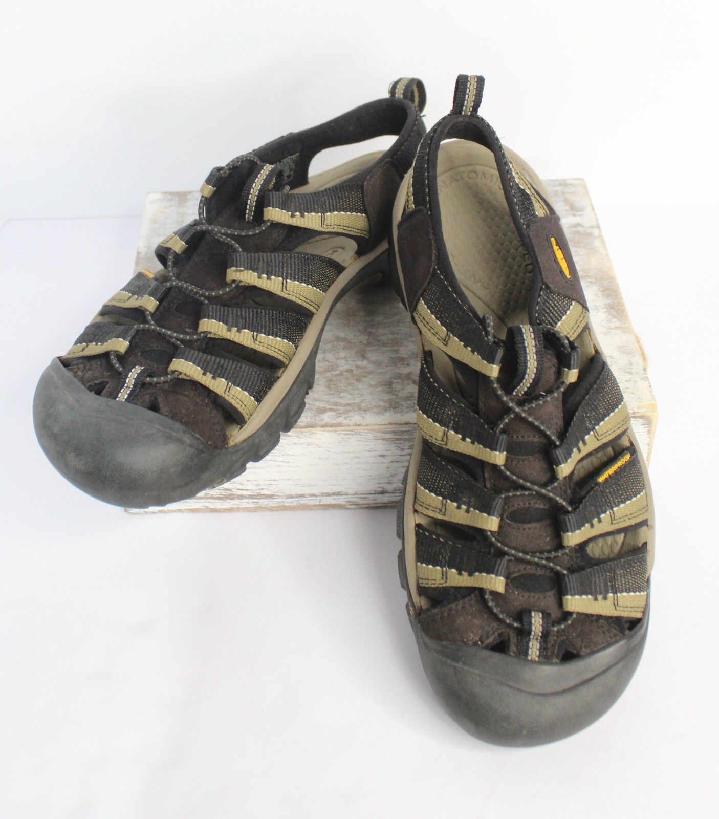 Sandali Keen Newport H2 nero marrone donna 10 impermeabili escursionismo sentiero acqua