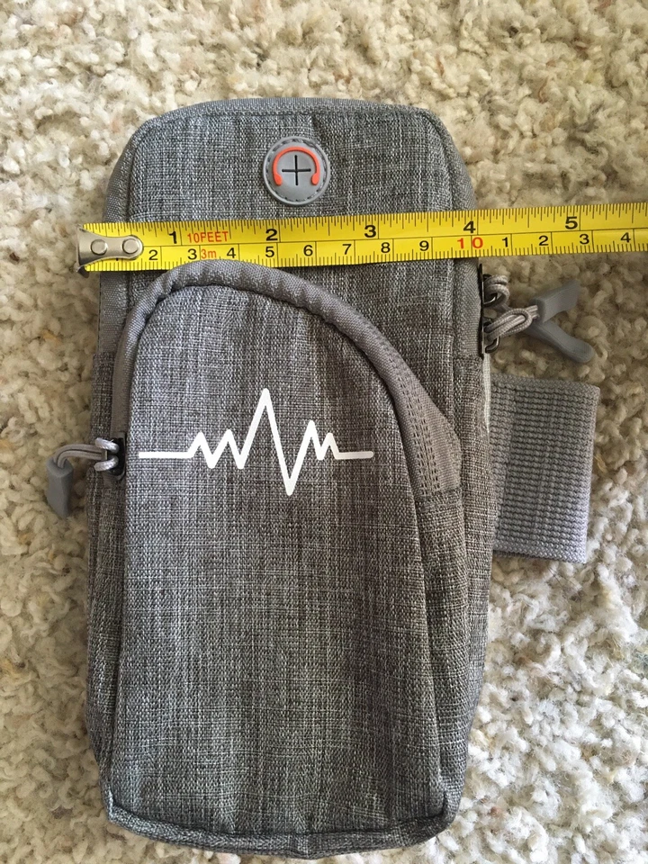 Smart Cell Phone Arm Band Gym Running Sports Pouch Bag NEW 8x4 inch - Image 3 of 4