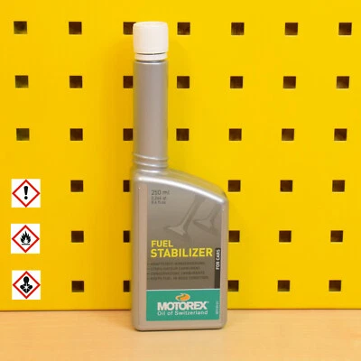 (75,6EUR/1L) MOTOREX Combustible Estabilizador 250ml Preservación - Imagen 1 de 2