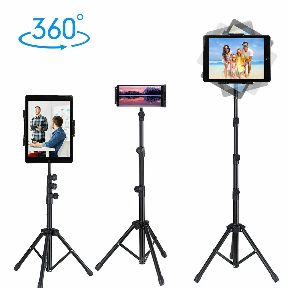 Tablet Ständer PC Stativ Handy Halterung Halter für Iphone Ipad Höhenverstellbar - Bild 2 von 4