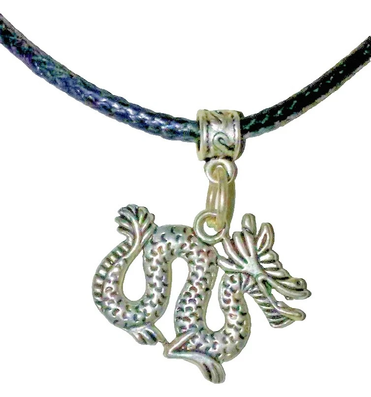 Tibetan Silver Leather Fashion Pendants