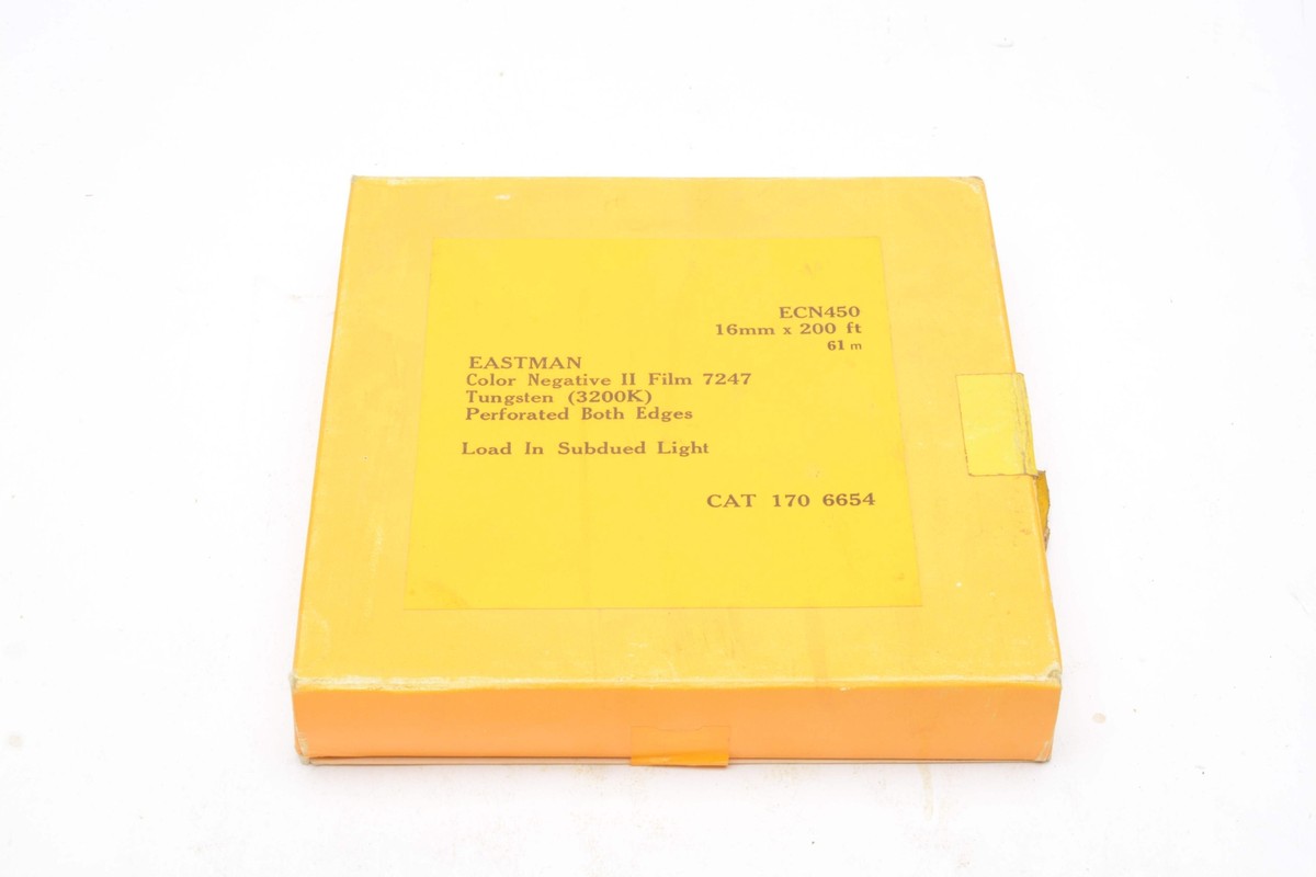 Eastman Color Negative II 7247 16mm film 200ft. 3200K | eBay