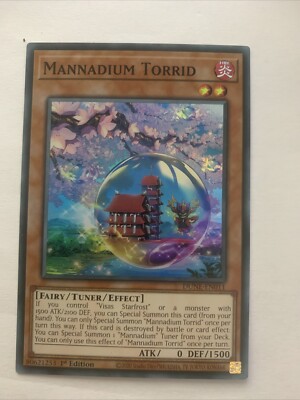 YuGiOh Mannadium Torrid DUNE-EN011 Super Rare Englisch Neu 1st
