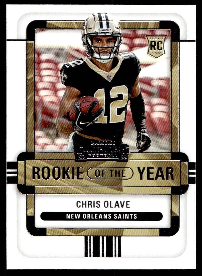 2022 Panini Contenders Rookie of the Year Chris Olave G44 #COL