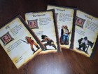 HeroQuest Character Cards UK 1989 1990 Elf Barbarian Wizard Dwarf