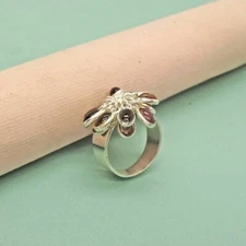 Natural Tourmaline Gemstone Ring,Statement Ring,Stacking Ring,925Sterling Silver