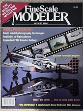 August 1986 Fine Scale Modeler Magazine, epoxy casting squash method