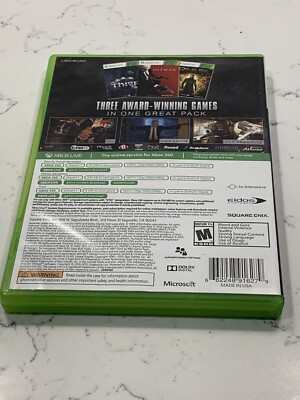Ultimate Stealth Triple Pack - Xbox 360 PAL FR - Jeux Thief, Hitman, Deus Ex