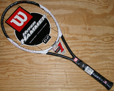 USED WILSON HAMMER 6.2 STRETCH Mid Plus 95 sq in Tennis Racquet Grip 4 1/2