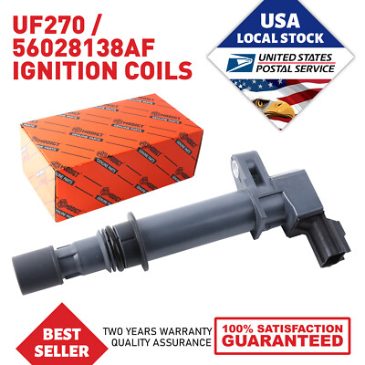 Set of 1 Ignition Coil For Dodge Jeep 02-09 Mitsubishi 3.7L V6 UF270 56028138