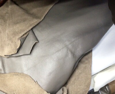 Leather Cow Hide Cowhide Upholstery Stormy Gray Brahma. Leather Hides. 806