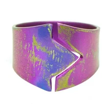 Giampouras 5157 ~ Anodized Colored Titanium Band Ring