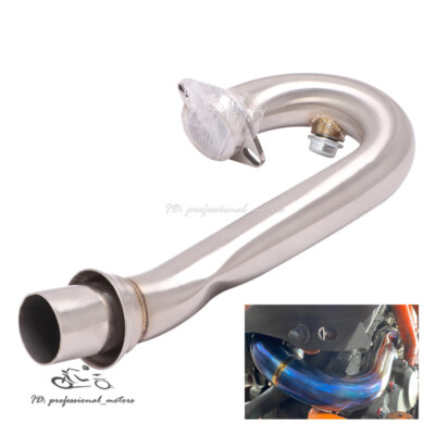 Exhaust Front Link Pipe Header System Modified for DUKE 390 RC390 250 2017-2020