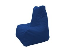 POLTRONA SEDIA POUF PUFF SEDUTA DA INTERNO / ESTERNO - AZZURRO