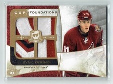 08-09 UD The Cup Foundations  Kyle Turris  10/10  Last Card  Quad Patches