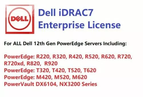 Licencia iDRAC7 iDRAC8 iDRAC9 iDRAC10 Enterprise para 12º 13º 14º 15º 17º - Imagen 5 de 8