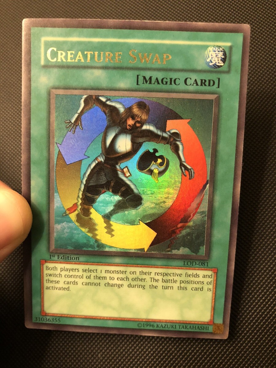Yugioh Card ~ Creature Swap ~ LOD-081 Ultra Rare 1st Edition NA english