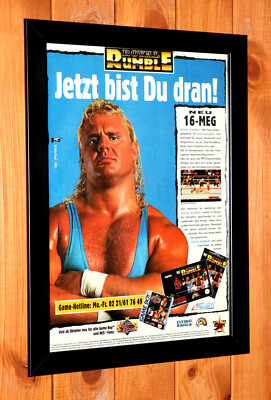 1993 WWF Royal Rumble King of the Ring SNES Promo Mini Vintage