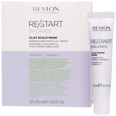 Revlon Professional ReStart Balance Clay Scalp Mask 10 x 15 ml (16,60 /100ml)