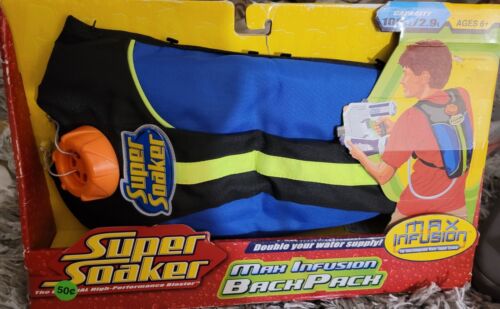 Super Soaker Max Infusion Back Pack New 2006 Hasbro 100 OZ Damaged Box