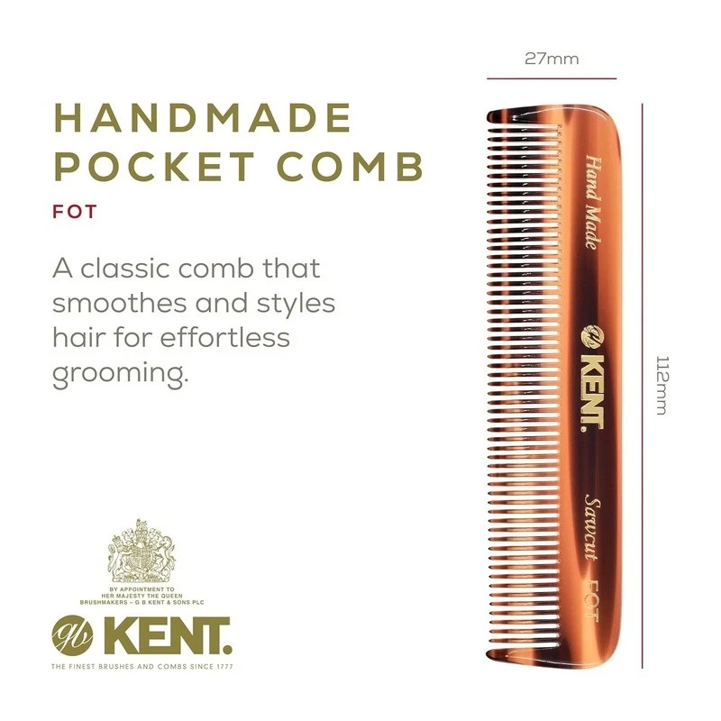 4.5 Inch Pocket Comb Hair Beard Mustache Grooming Travel Durable Hair Care New - Image 3 of 4