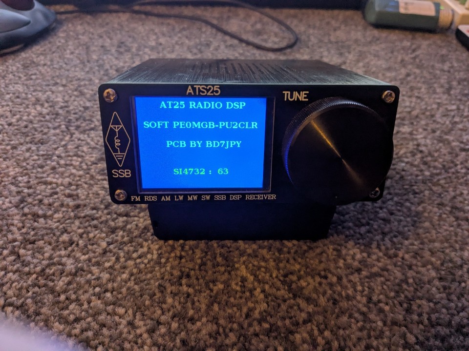 ATS25X2 Full Band FM/LW/MW/SW/SSB Spect Scan-ontvanger Touchscreen
