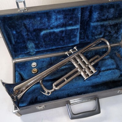 YAMAHA YTR-135 Trumpet Silver Color with Hard Case Used | eBay