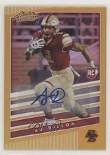 2020 Panini Chronicles Draft Picks Gold Signatures 2/10 AJ Dillon #20 Auto uk2