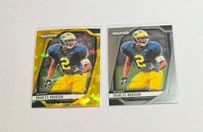 Charles Woodson 2025 Prizm Draft Picks Gold Ice #183 & Prizm DP #183 Michigan