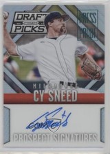 2014 Panini Prizm Perennial Draft Picks Press Proof /199 Cy Sneed #75 Auto 0bt4
