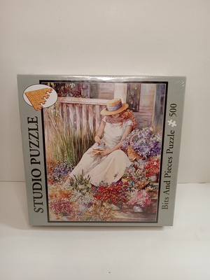 Bits And Pieces 500 Piece Puzzle~ Studio Puzzle~ Flower Girl~ Jerianne Van Dijk