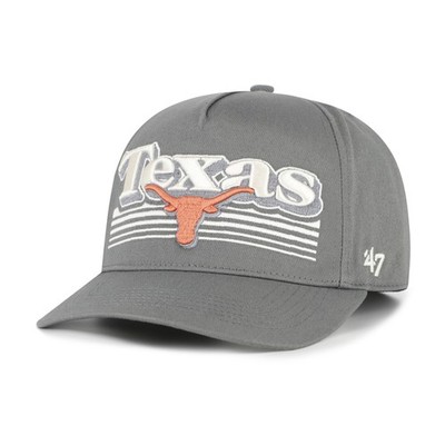 Men's '47  Gray Texas Longhorns Script Fade Hitch Adjustable Hat