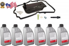Transmission Service Kit: 6L Red ATF Filter Gasket & Pan Bolts for Mercedes