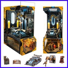 DIY Book Nook Kit,New DIY Dollhouse Booknook Bookshelf Insert Decor,3D Wooden...