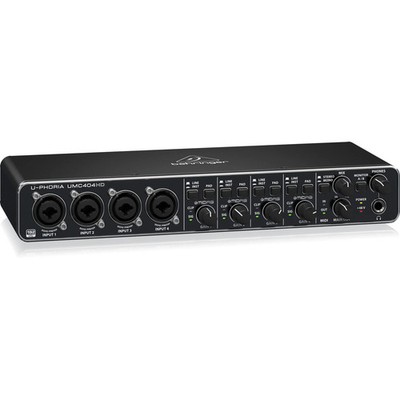 Behringer U-Phoria UMC404HD USB Audio/MIDI Interface - Black for