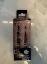 JAPONESQUE Glamour Tweezer Duo Slant  Point Tweezers Vegan Cruelty Free