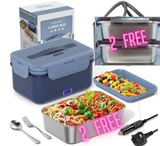 100W Electric Lunch Box, electric food warmer portable ,office,car ,cordless