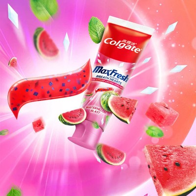   Colgate MaxFresh Watermelon Blast Gel Toothpaste 100g  