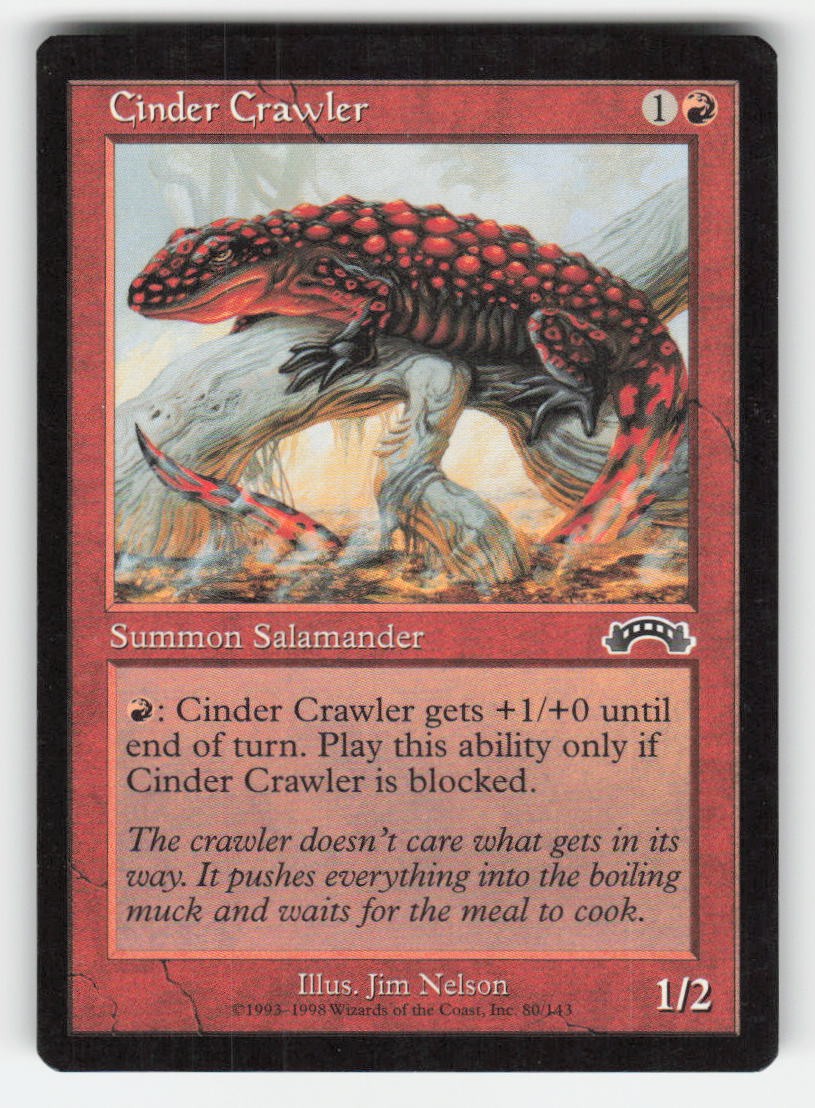 1998 Cinder Crawler Exodus 80 MTG