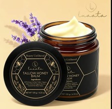 Tallow Honey Balm Moisturizer 120g Grass-fed Beef Tallow Honey