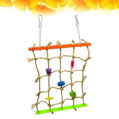  Vogel Spielplatz Vogel-kauspielzeug Bird Barch Toy Papageienkletterseil
