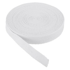 Cotton Twill Tape 15mm 10 Yards Cotton Ribbon Bias Binding Tape Beige White