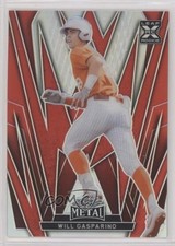 2024 Leaf Metal Red Prismatic 8/25 Will Gasparino #119 1r59