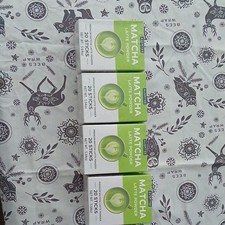 Auspitee Matcha Latte Powder 20 Sticks Gluten Free 100 Natural Exp 12/2027