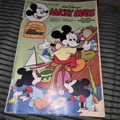 Micky Maus-Heft Walt Disney Nr 40 30.9.1980