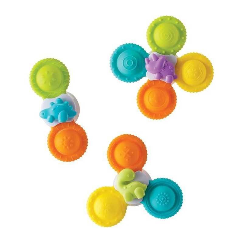 Spinner Infantino 305289 en silicone pour calmer l'agitation de bébé